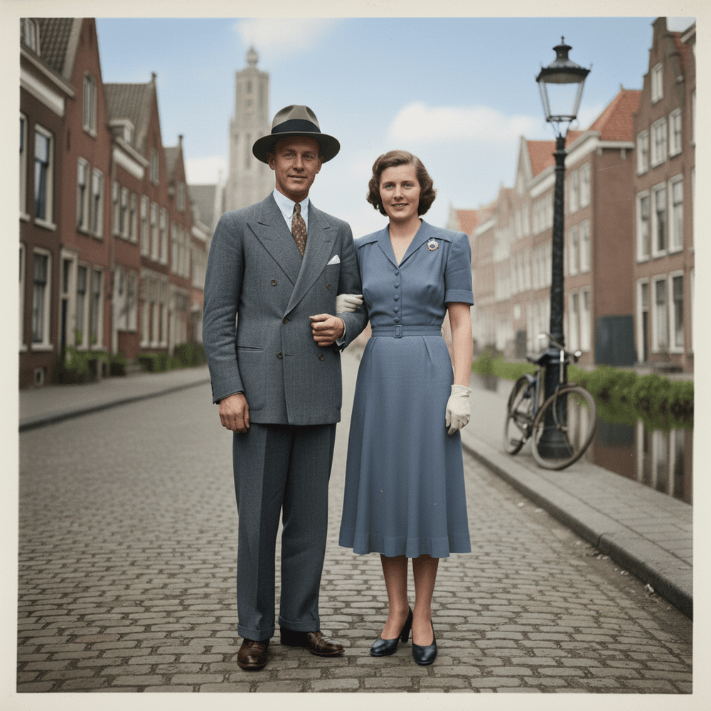 Trouwfoto — na restauratie
