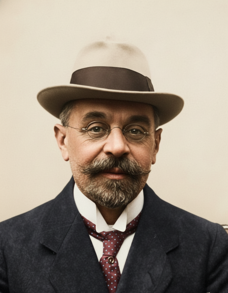 Herstelde historische foto — na restauratie